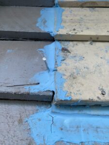 Nails left sticking out of walls