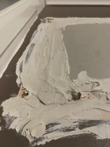Extremely messy finish