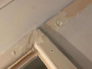 Very messy uneven finish which will need to be redone